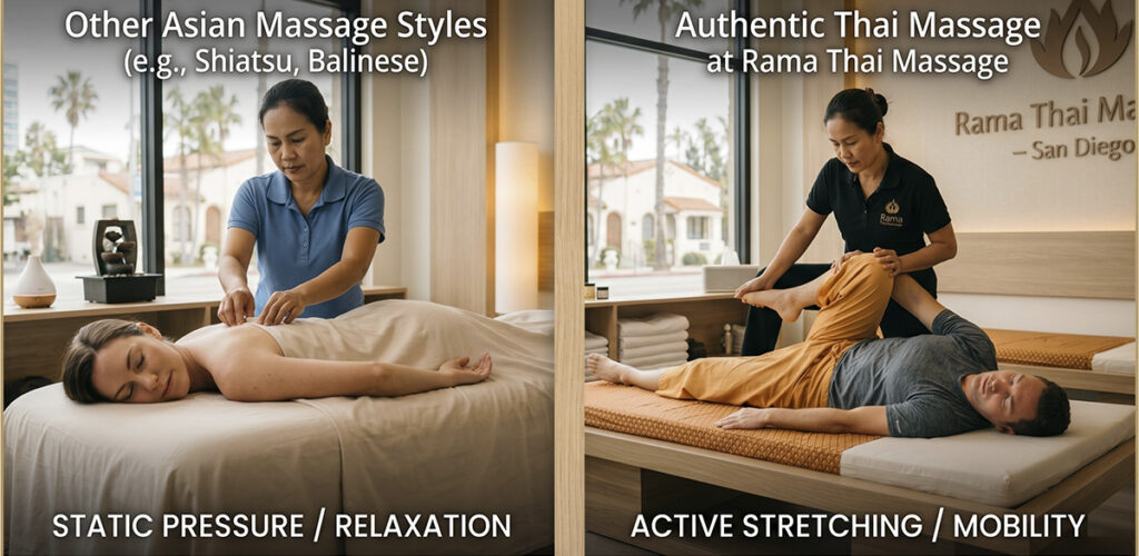 What Makes Thai Massage Different from Other Asian Massage Styles?