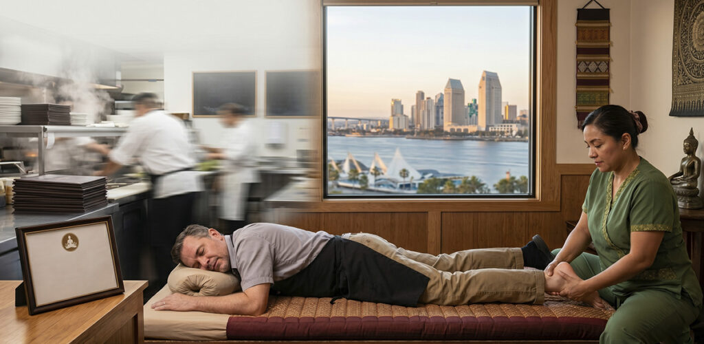 How Can Massage Help San Diego Restaurant Workers with Foot and Back Pain?